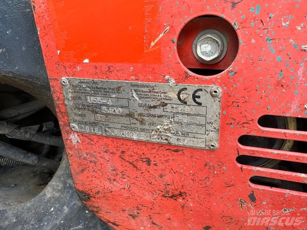 Kubota KX 055-4 Mini pelle < 7t