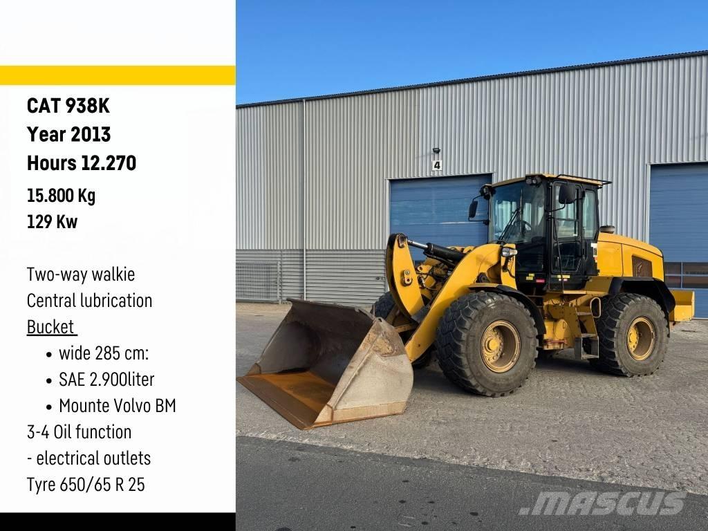 CAT 938 K Chargeuse sur pneus