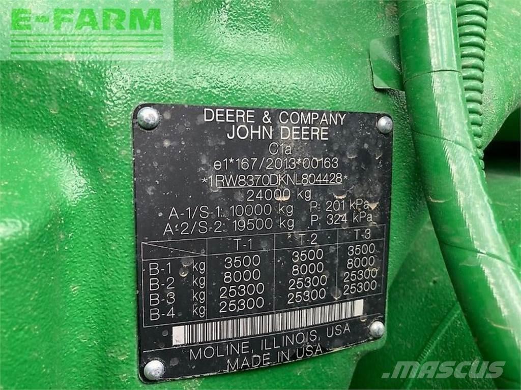 John Deere 8rx370 Tracteur
