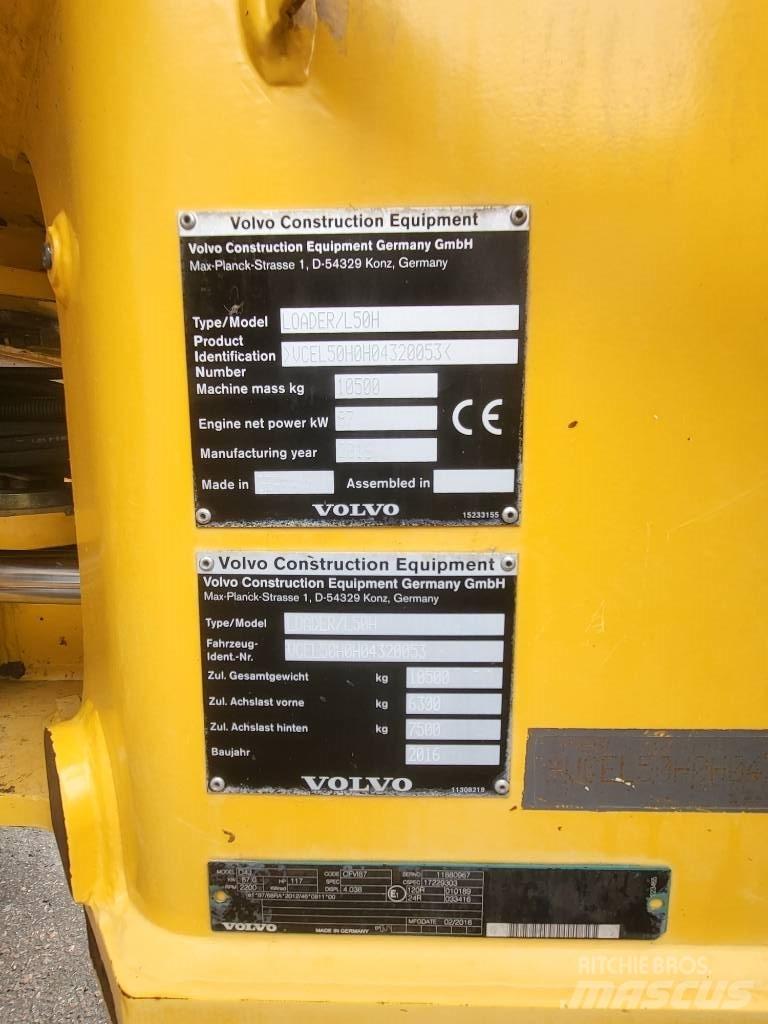 Volvo L 50 H Chargeuse sur pneus