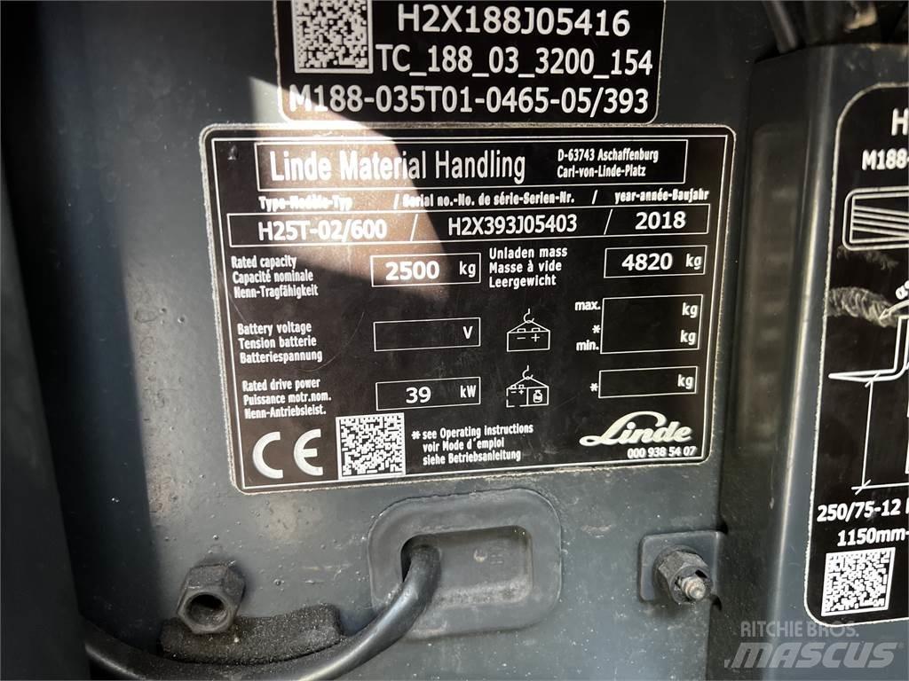 Linde H25T/600 Chariots GPL