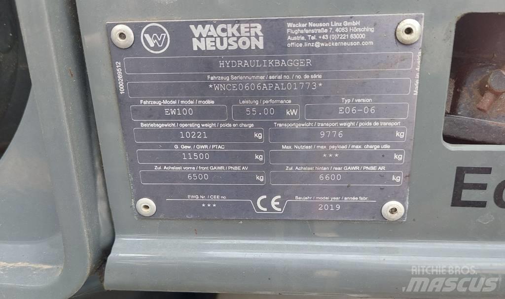 Wacker Neuson EW100 Pelle sur pneus
