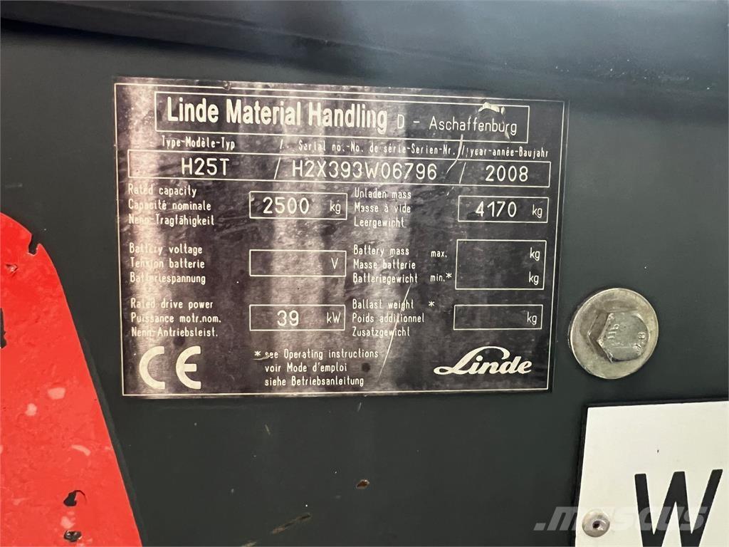 Linde H25T Chariots GPL
