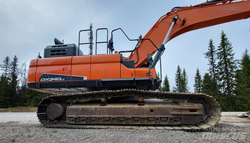 Doosan DX 340 LC Pelle sur chenilles