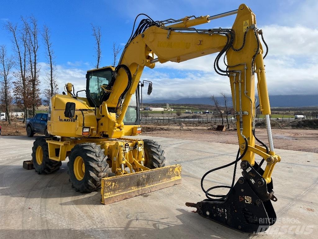 Komatsu PW 98 MR-8 Pelle sur pneus