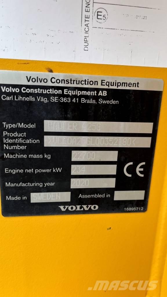 Volvo A25G Tombereau rigide