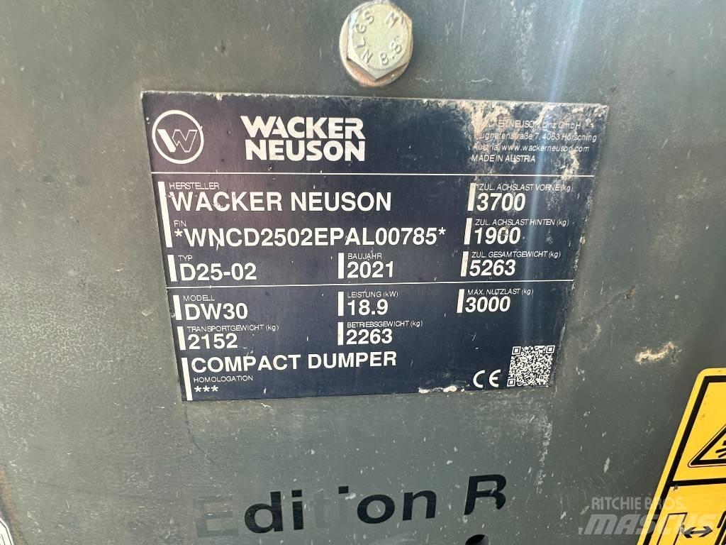Wacker Neuson DW 30 Mini tombereau