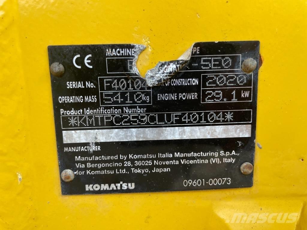 Komatsu PC 55 MR-5E0 Mini pelle < 7t
