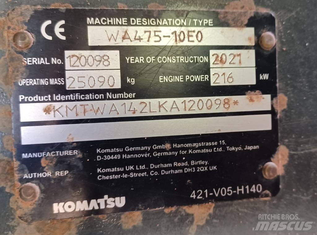 Komatsu WA 475-10E0 Chargeuse sur pneus