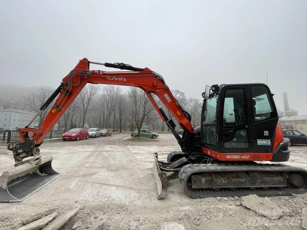 Kubota KX 080-4a2 Mini pelle 7t-12t