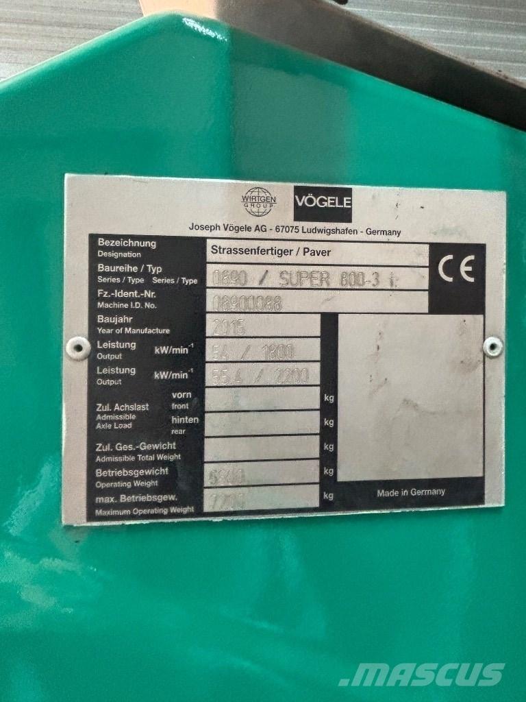Vögele 800-3i Scraper