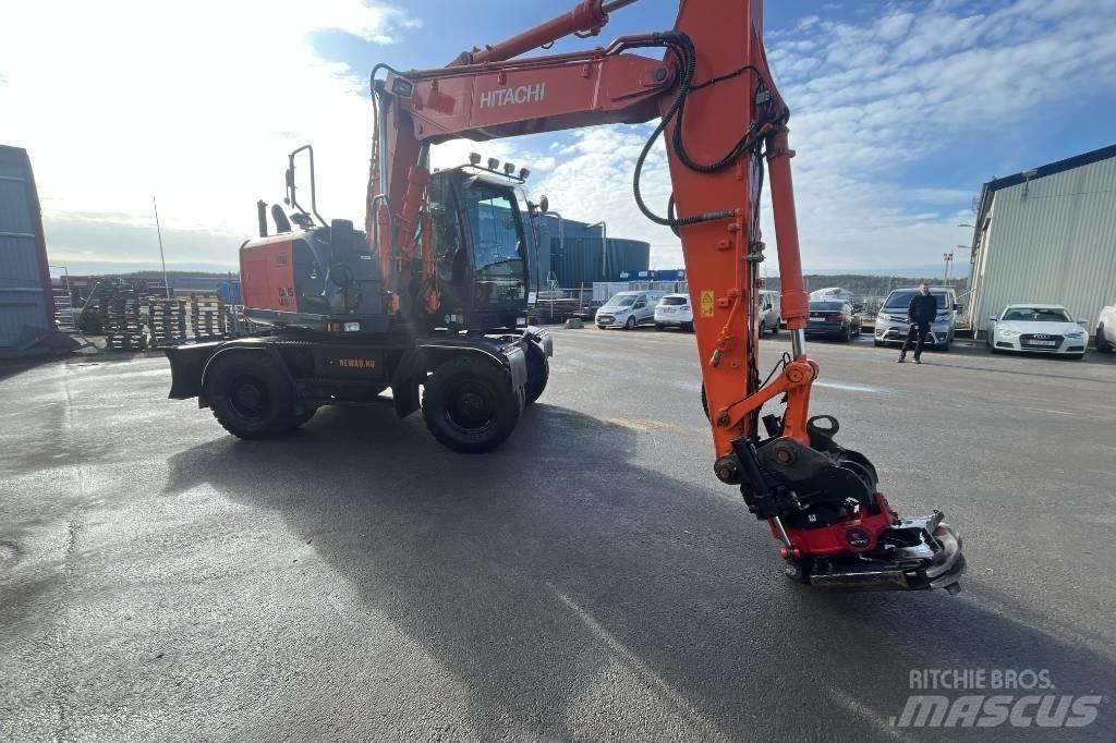 Hitachi ZX 140 W-5B Pelle sur pneus