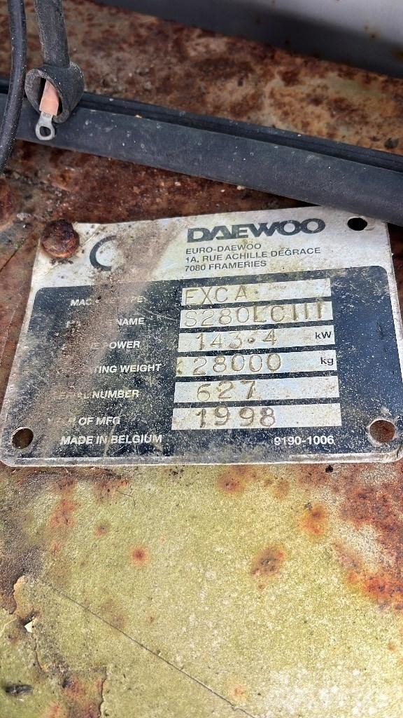 Daewoo Solar 280 LC Pelle sur chenilles