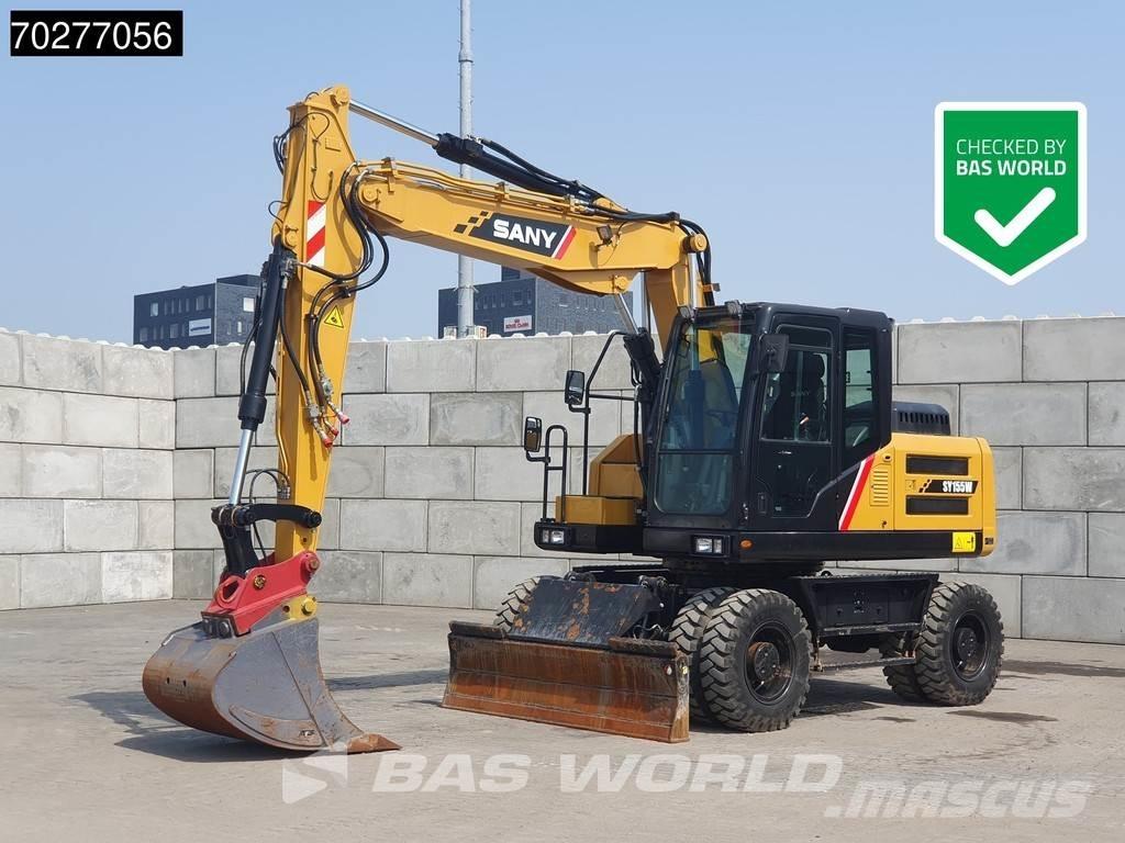 Sany SY155 W Pelle sur pneus