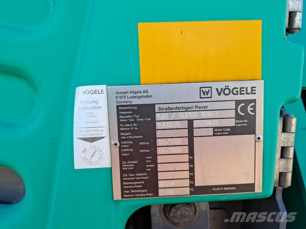 Vögele SUPER 1600-3 Finisseur