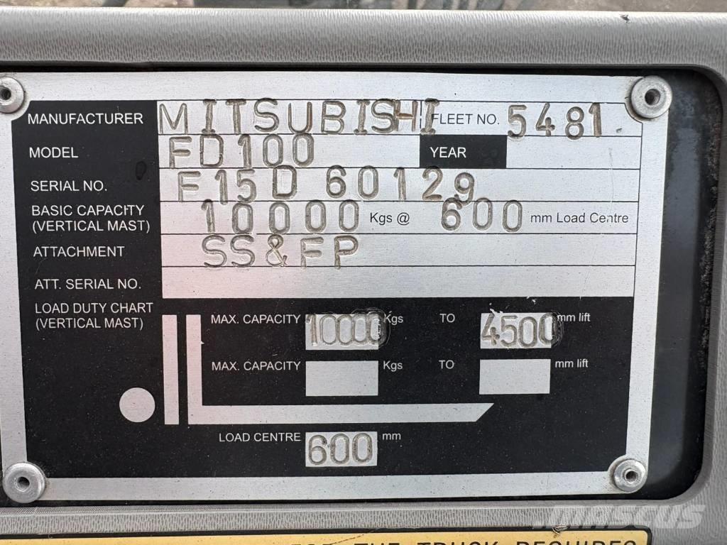 Mitsubishi FD 100 Chariots diesel