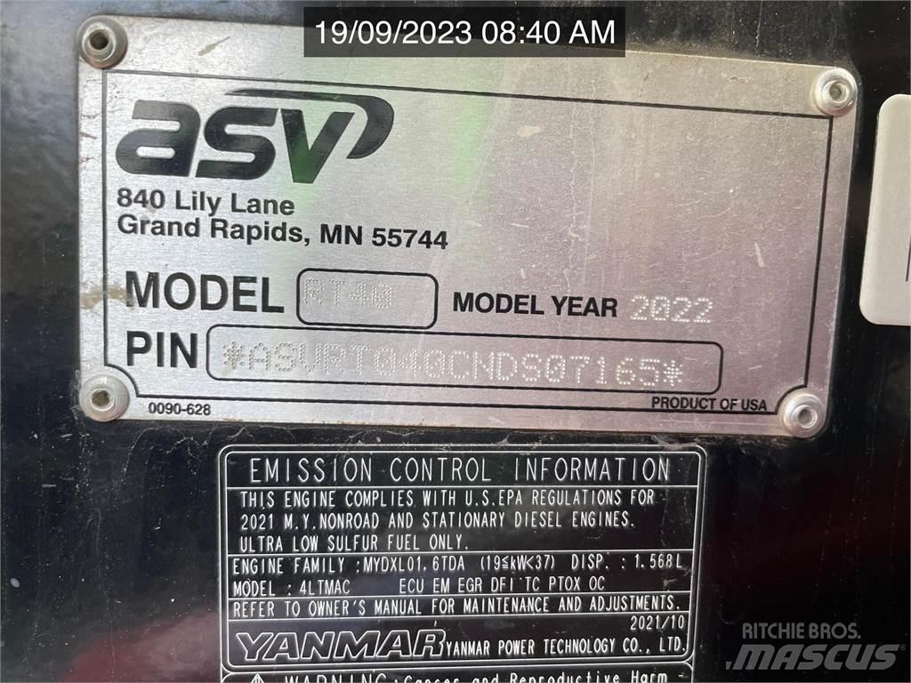 ASV POSI-TRACK RT40 Chargeuse compacte