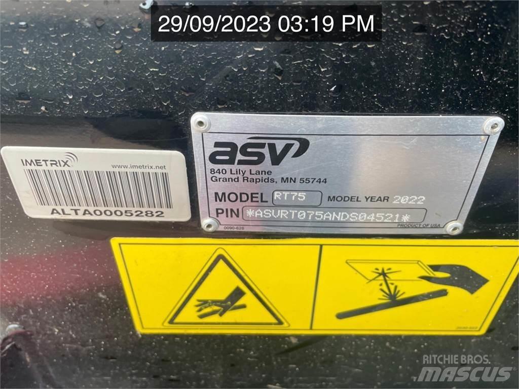 ASV POSI-TRACK RT75 Chargeuse compacte