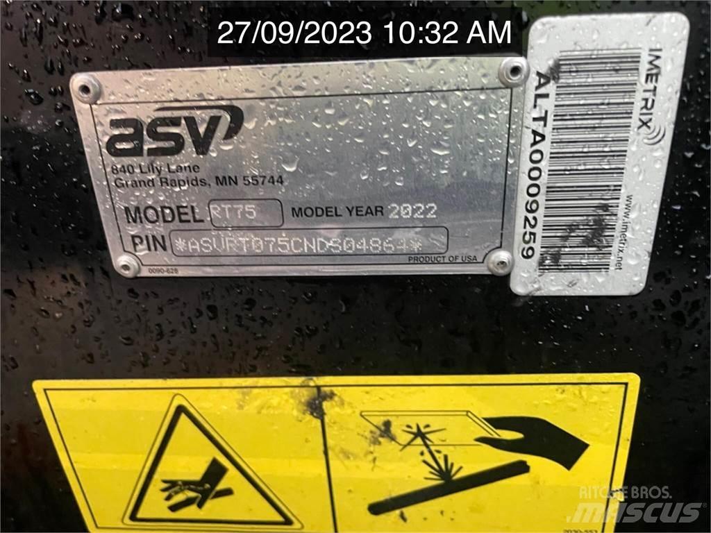 ASV POSI-TRACK RT75 Chargeuse compacte