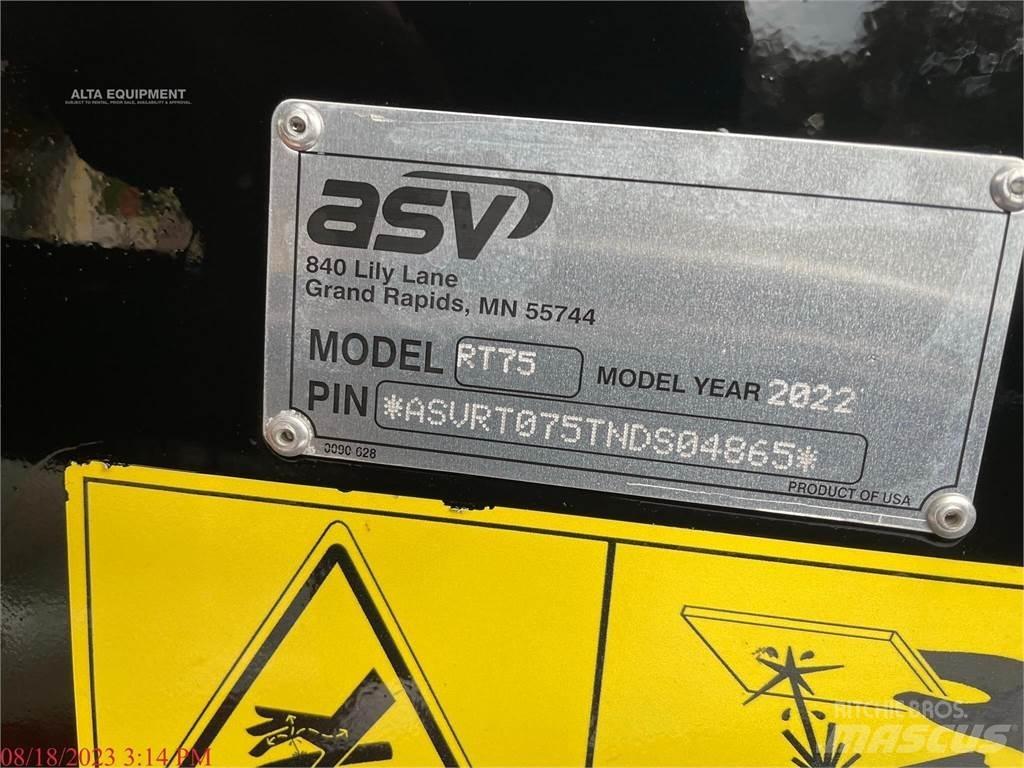ASV POSI-TRACK RT75 Chargeuse compacte