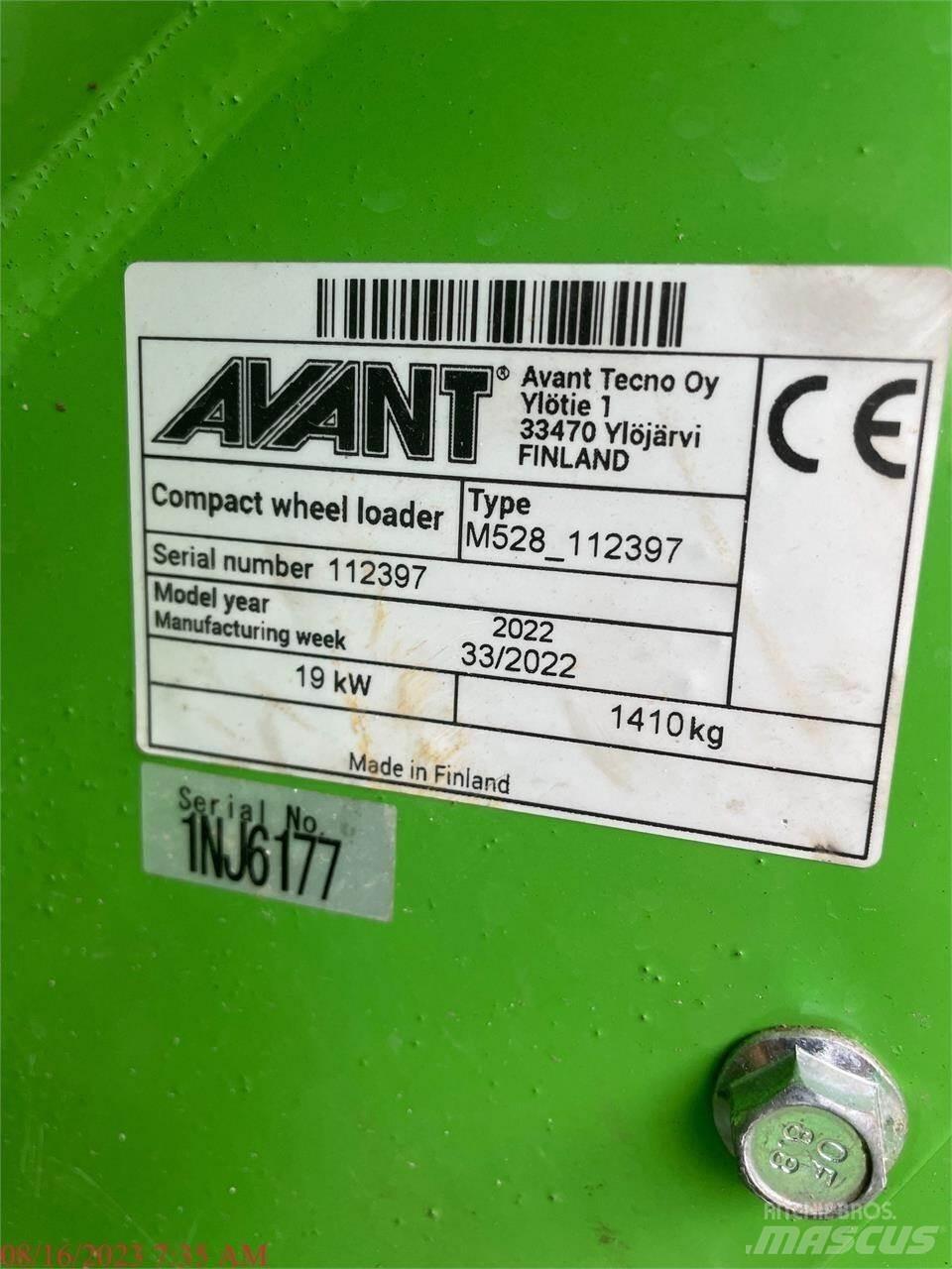 Avant 528 Chargeuse sur pneus