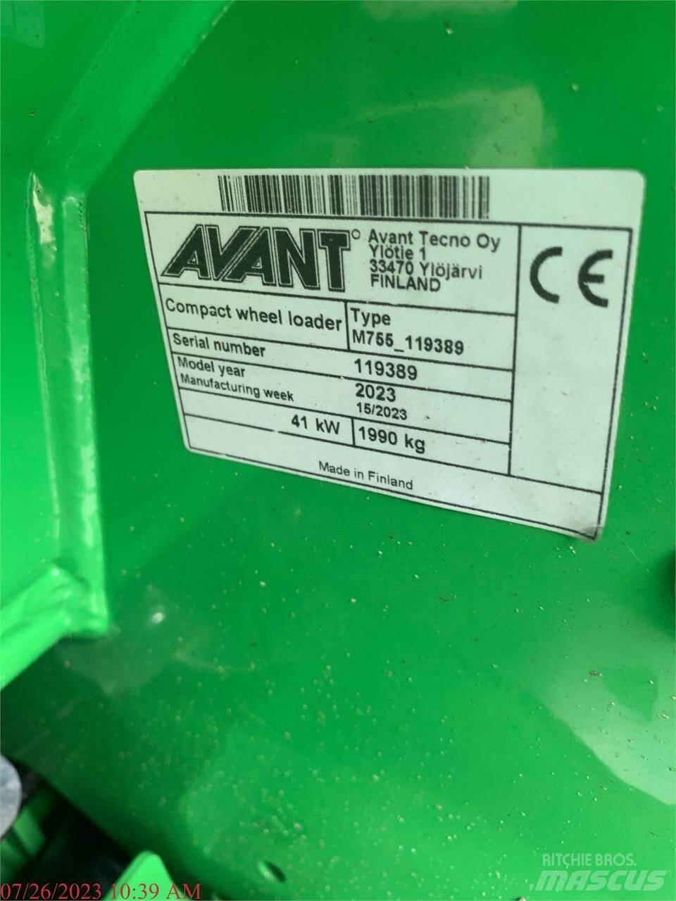 Avant 755I Chargeuse sur pneus