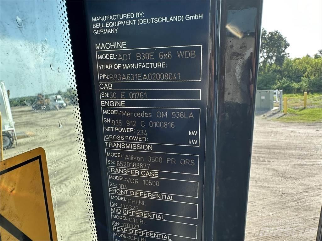 Bell B30E Tombereau articulé