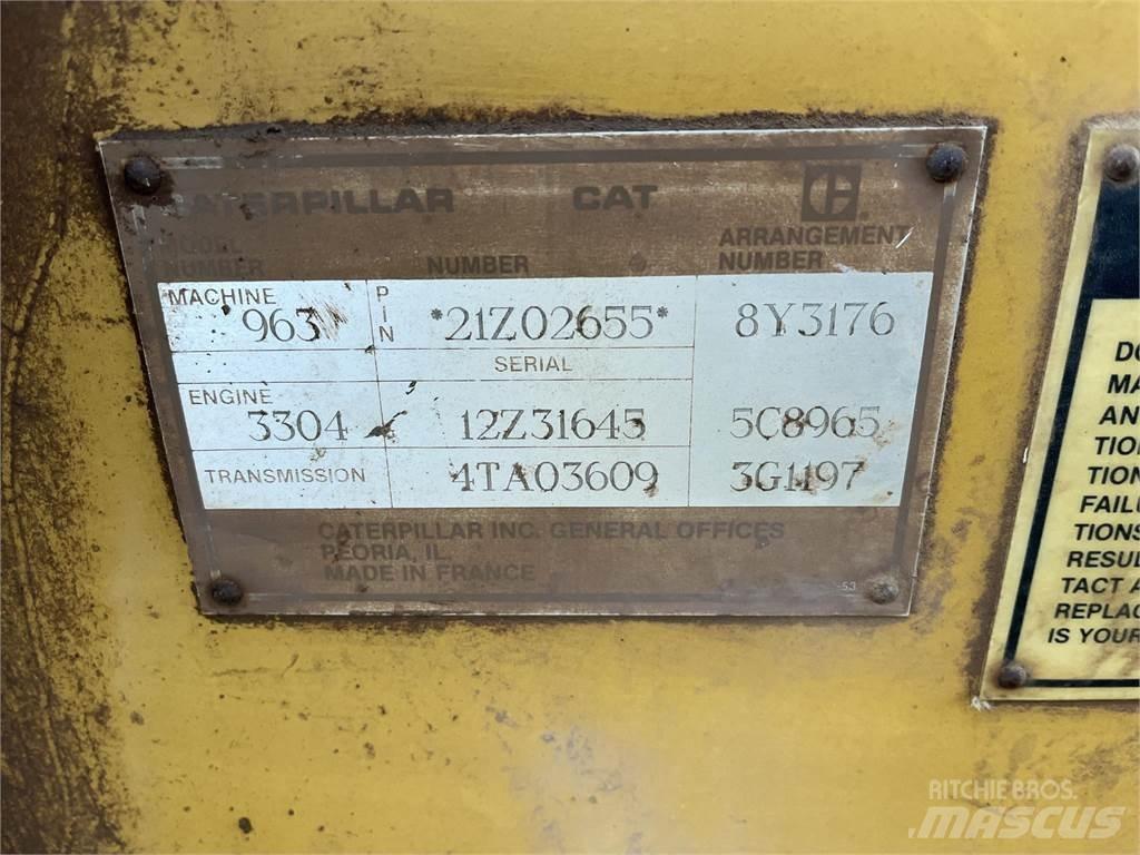 CAT 963 Chargeuse sur chenilles