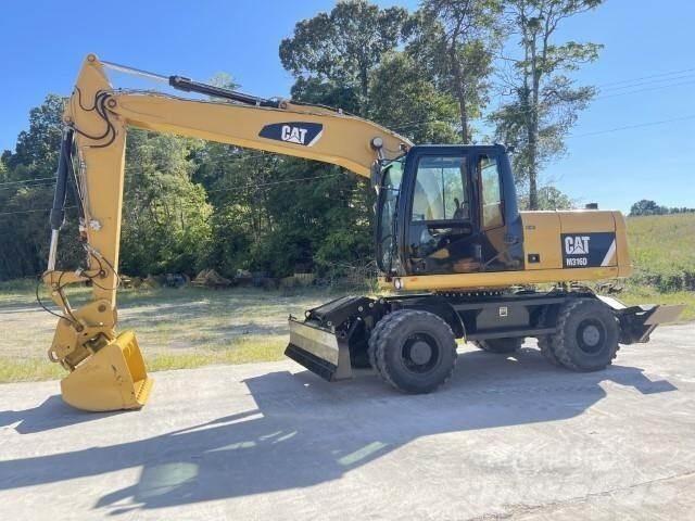 CAT M316D Pelle sur pneus