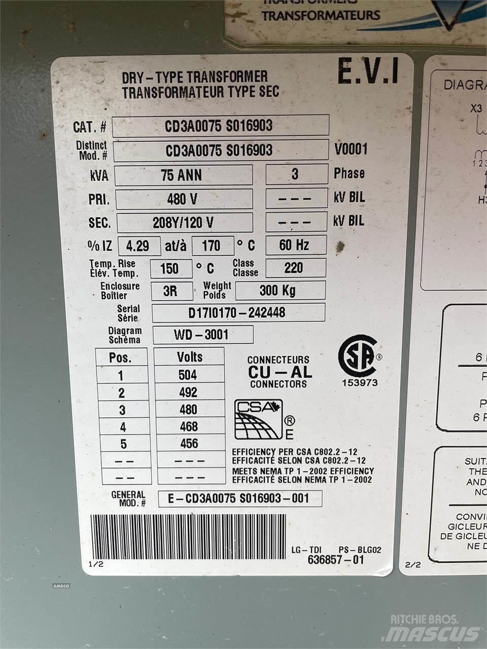 Delta 75 KVA Autres générateurs