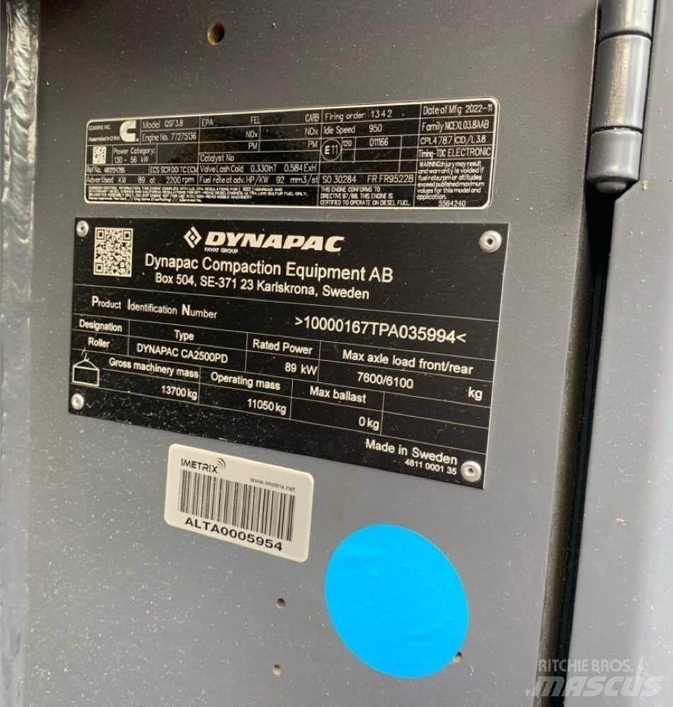 Dynapac CA2500PD Compacteurs de déchets