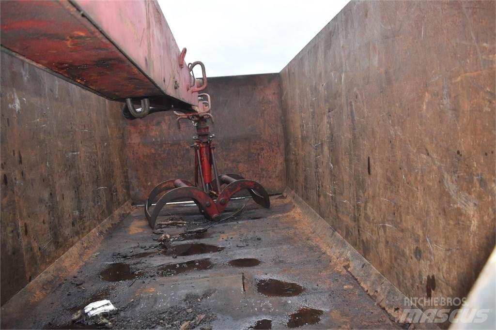 Ford L8000 Camion plateau ridelle avec grue