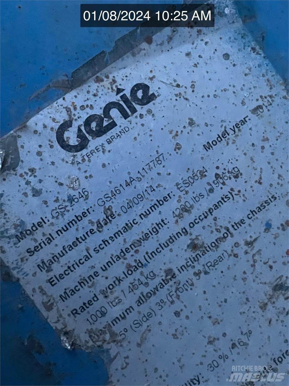 Genie GS2646 Nacelle ciseaux
