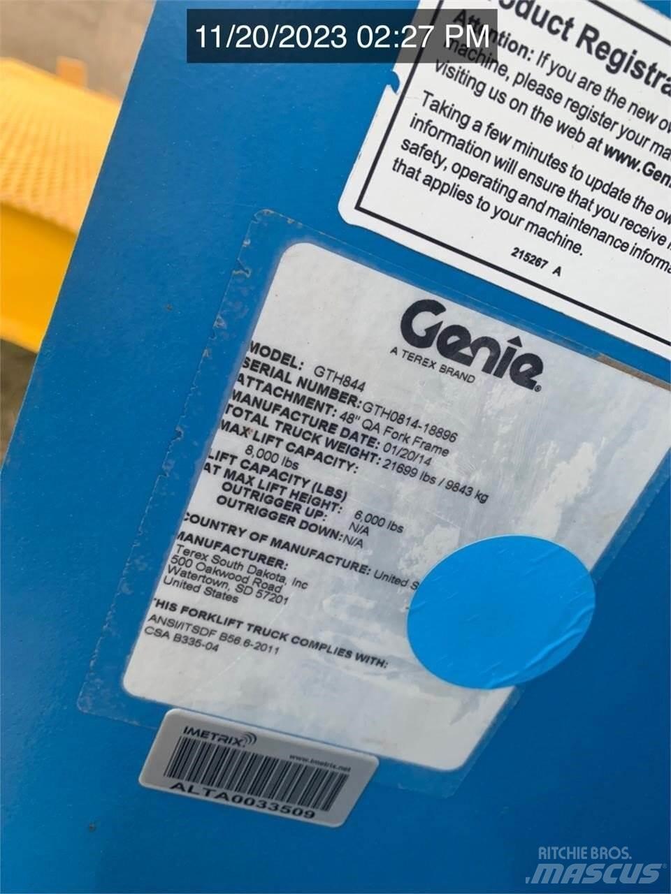 Genie GTH844 Chariot télescopique