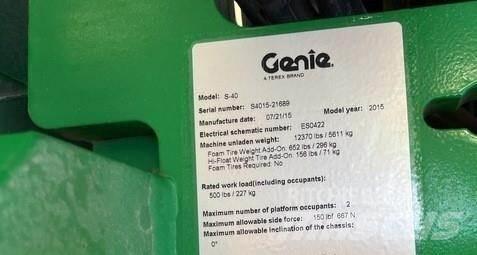 Genie S40 Nacelles télescopiques