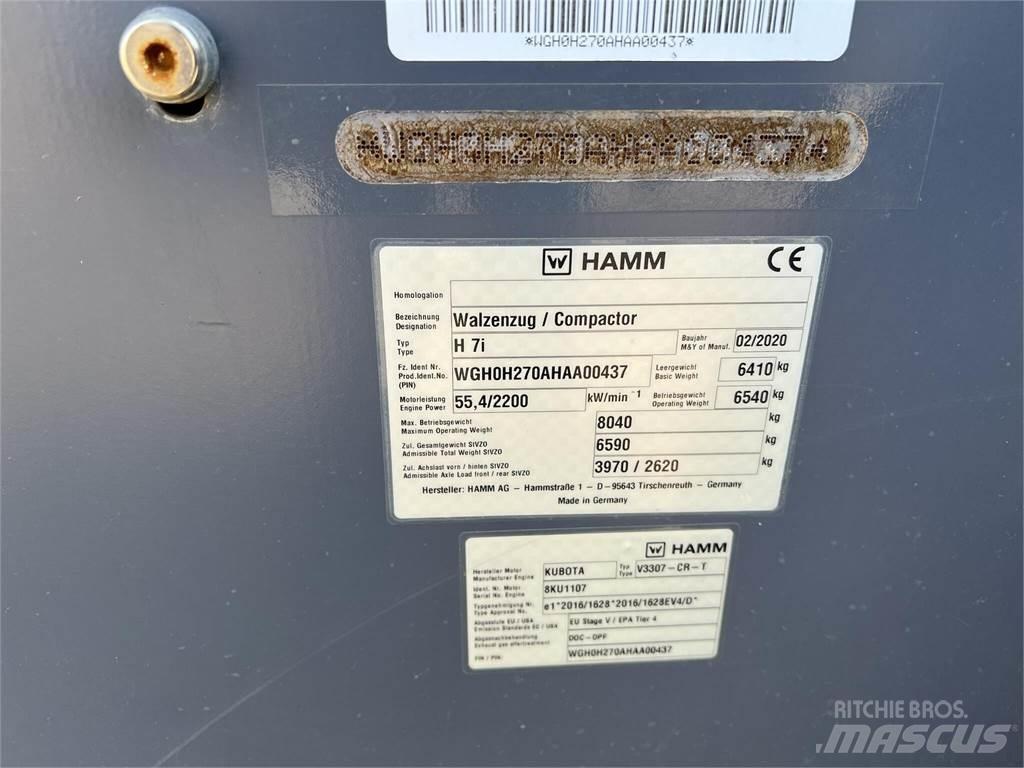 Hamm H7I Rouleaux tandem