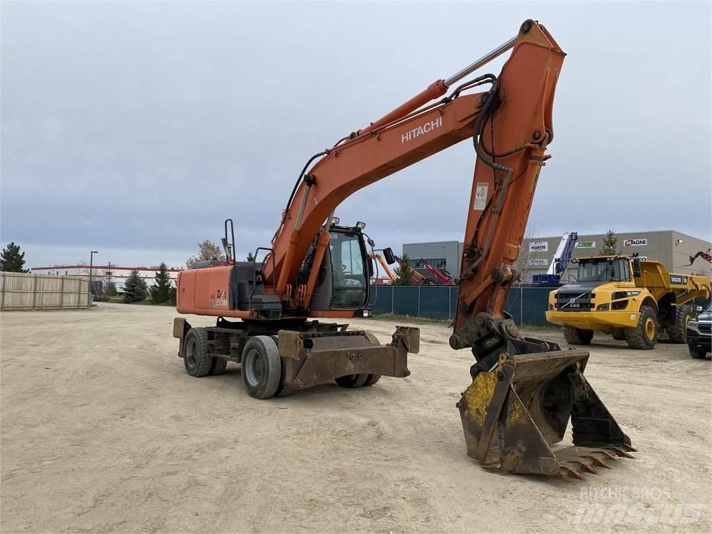 Hitachi ZX210W Pelle sur pneus