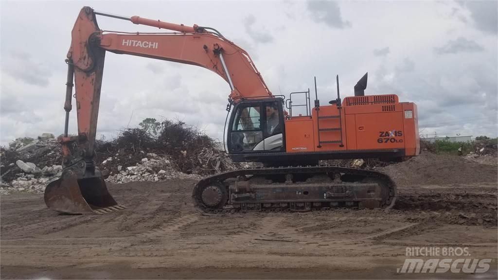 Hitachi ZX670 LC-5B Pelle sur chenilles