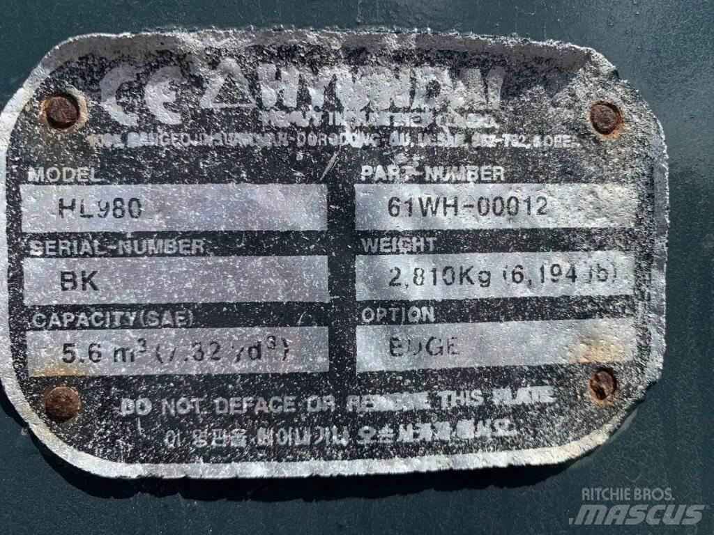 Hyundai HL980 Chargeuse sur pneus