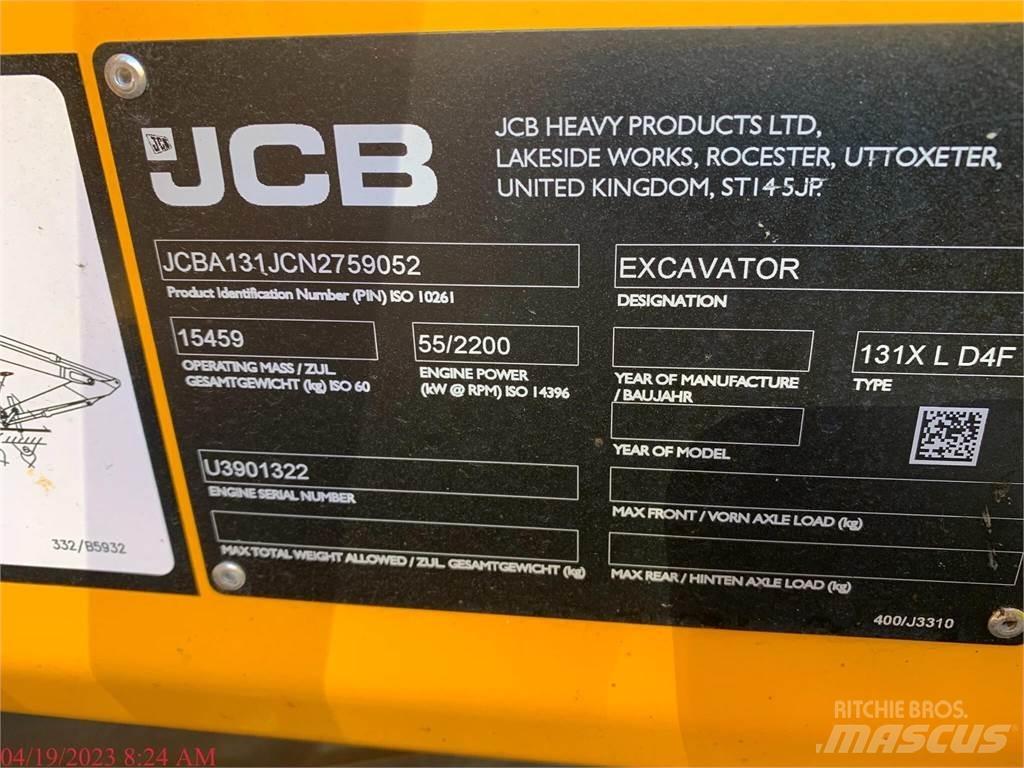 JCB 131X LC Pelle sur chenilles