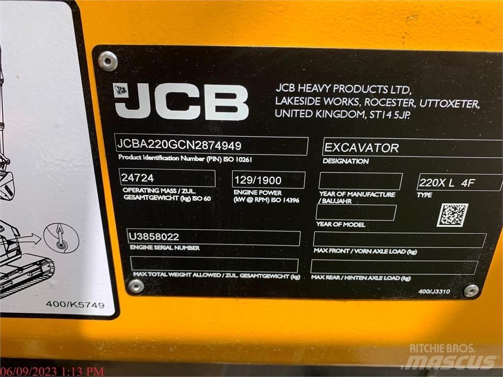 JCB 220X Pelle sur chenilles