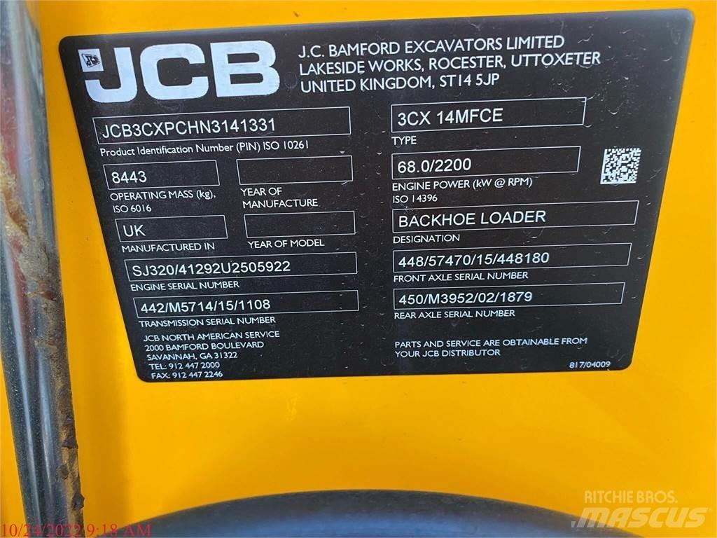 JCB 3CX14 Tractopelle