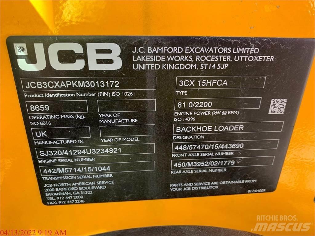 JCB 3CX15 SUPER Tractopelle