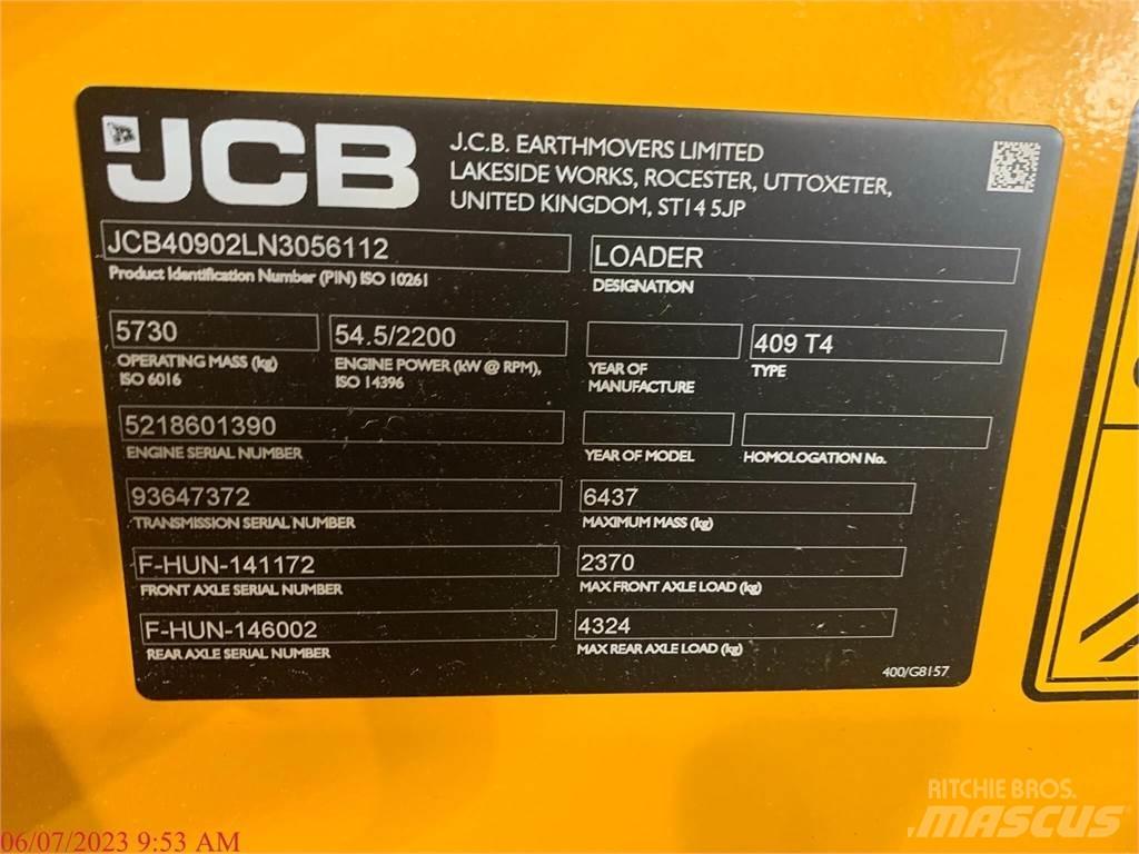 JCB 409 Chargeuse sur pneus