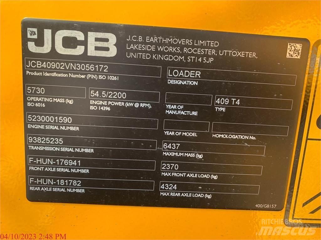JCB 409 Chargeuse sur pneus