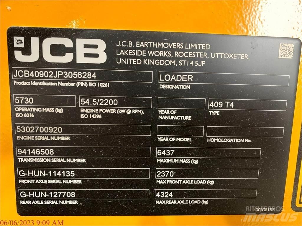 JCB 409 Chargeuse sur pneus