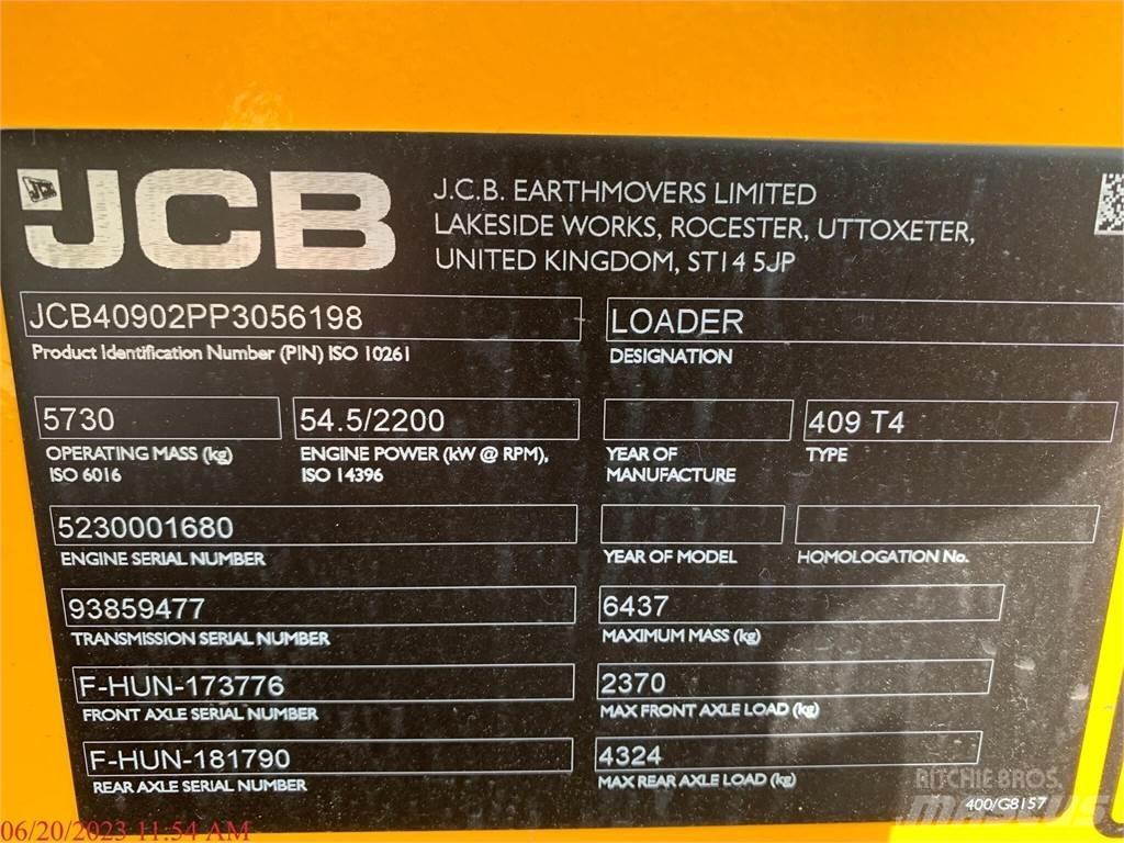 JCB 409 Chargeuse sur pneus