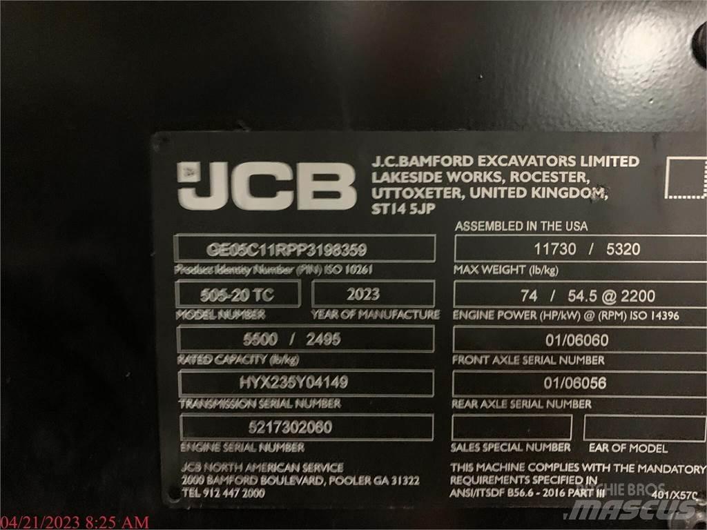 JCB 505-20TC Chariot télescopique