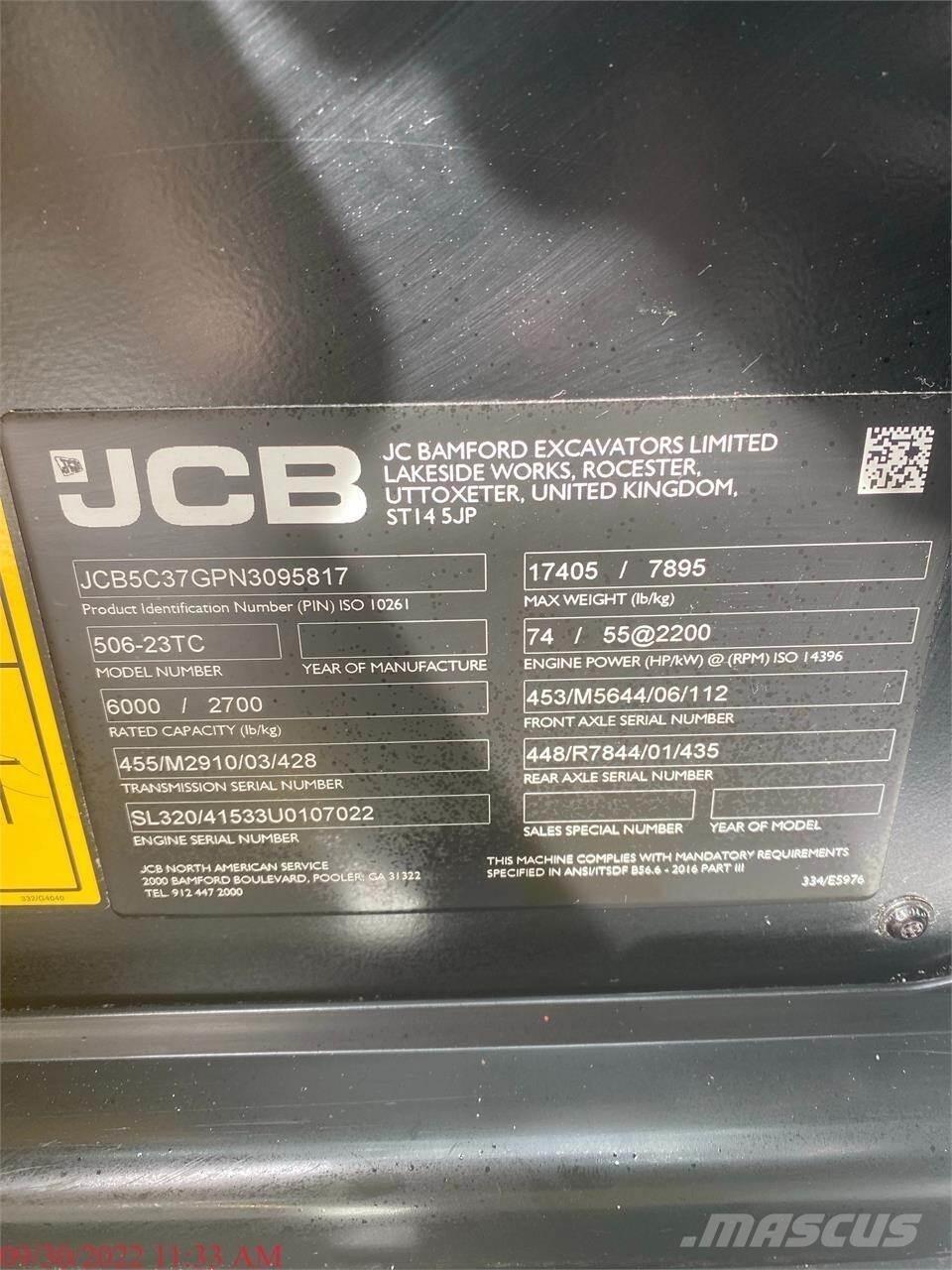 JCB 506-23TC Chariot télescopique