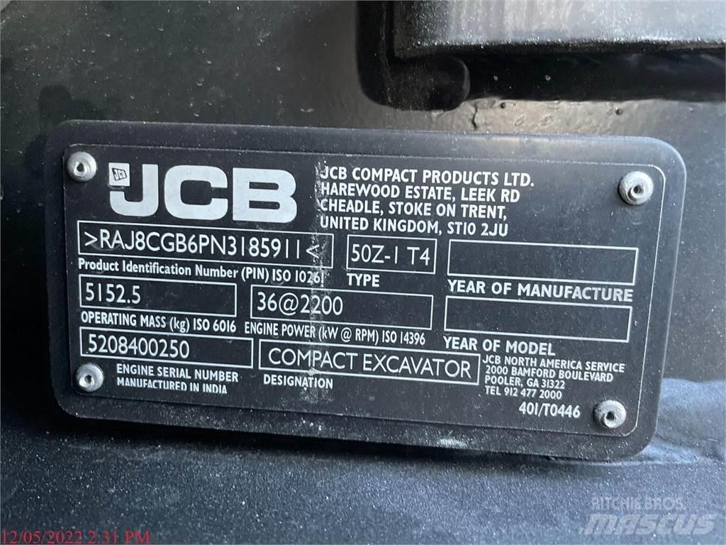 JCB 50Z-1 Mini pelle < 7t